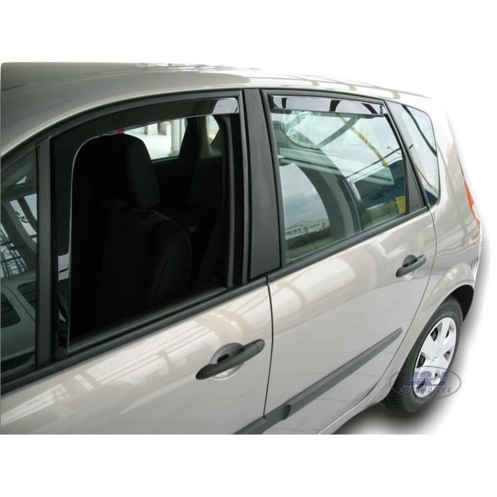 J&J AUTOMOTIVE | Heko Deflecteurs d'air Déflecteurs de Vent Pour Renault Scenic 2 Et Grand Scenic 2003-2009