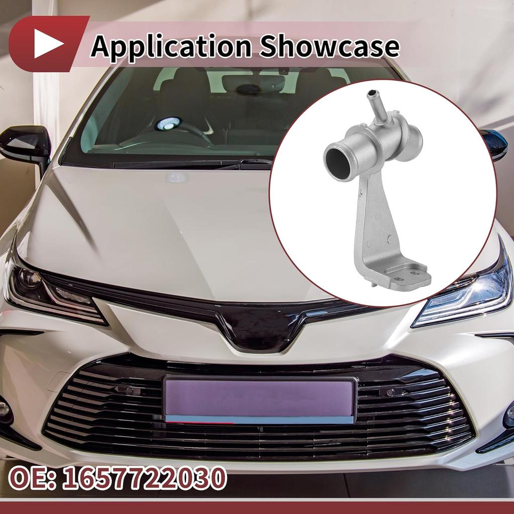 Autothermostat für Toyota Corolla L4 1.8L 2009-2017 für Toyota Matrix L4 1.8L 2009-2014 Motor-Kühlmittel-Thermostatgehäuse-Baugruppe Nr. 1657722030