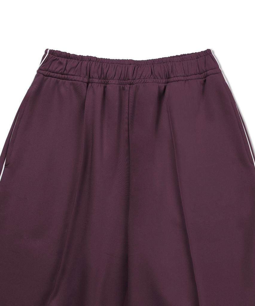 Michikoleondeonkosino Lace-Trimmed Jersey Pants Deep Purple