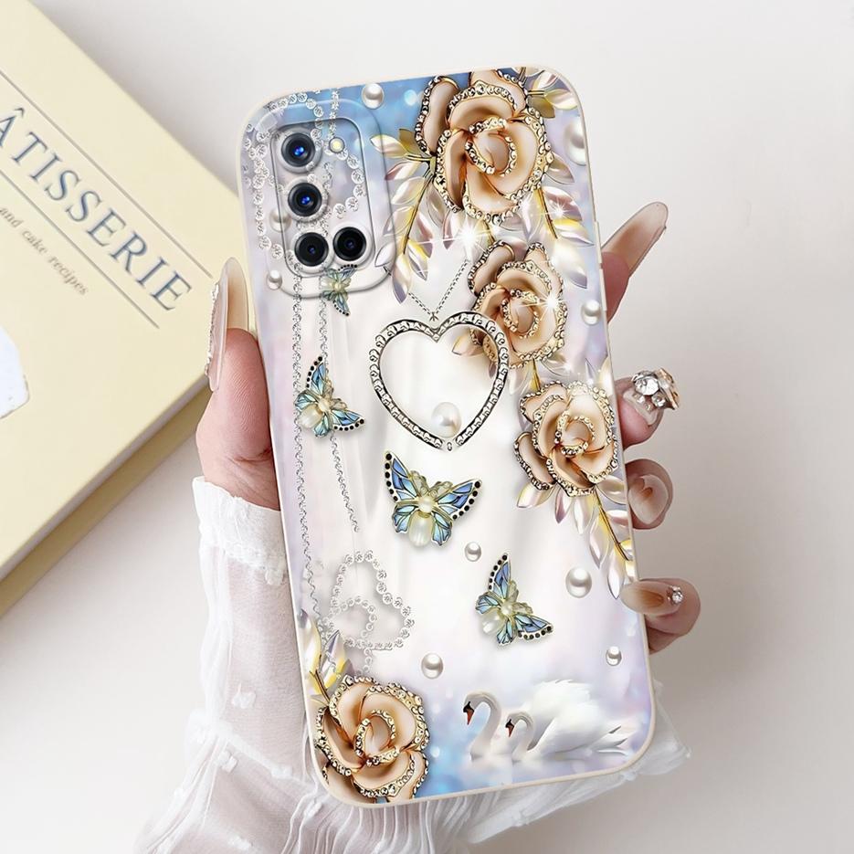 For Oppo A52 A72 A92 Case Stylish Flowers Cute Painted Cover Soft TPU Matte Phone Case For Oppo A92 A 52 72 OppoA52 OppoA72 Bags