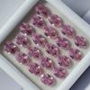 Natural Pink Sapphire Oval Cut CERTIFIED 9 Pcs Loose Gemstone 7x5 MM Lot