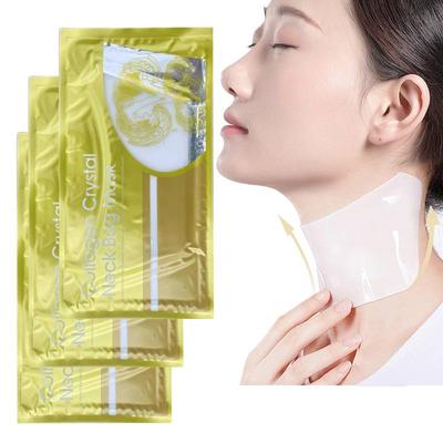 Máscara hidratante de colágeno para pescoço 3 peças, manchas de firmeza para cuidados com a pele e linhas finas