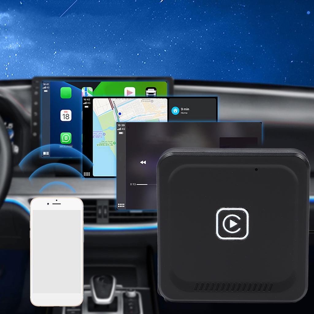 CarPlay Wireless Adapter Convert Wired to Wireless BT 5.0 Intelligent Voice Control for Android Auto Adapter
