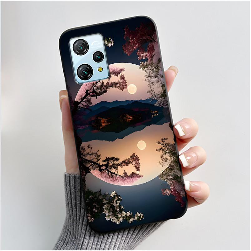 For Blackview A53 Case Blackview A53 Pro Back Cover Luxury Cute Love Rabbit Funny Black TPU Soft Silicone Protective Phone Case