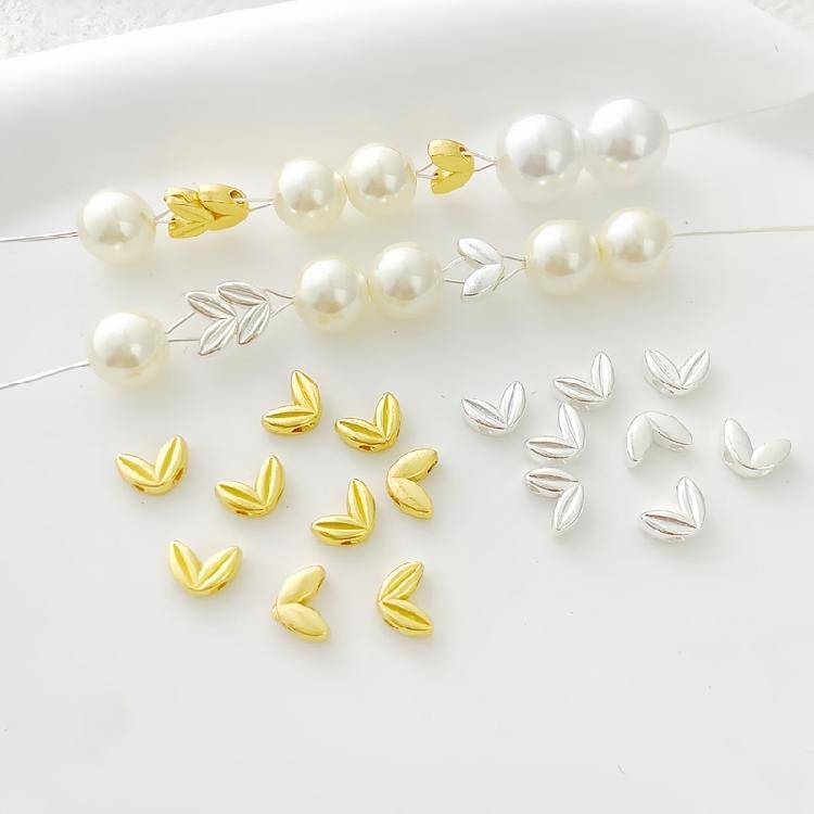 20Pcs Sophisticated Beads Separators with Double Holes Multipurpose Spacer Beads Necklaces Bracelets Making Accessories