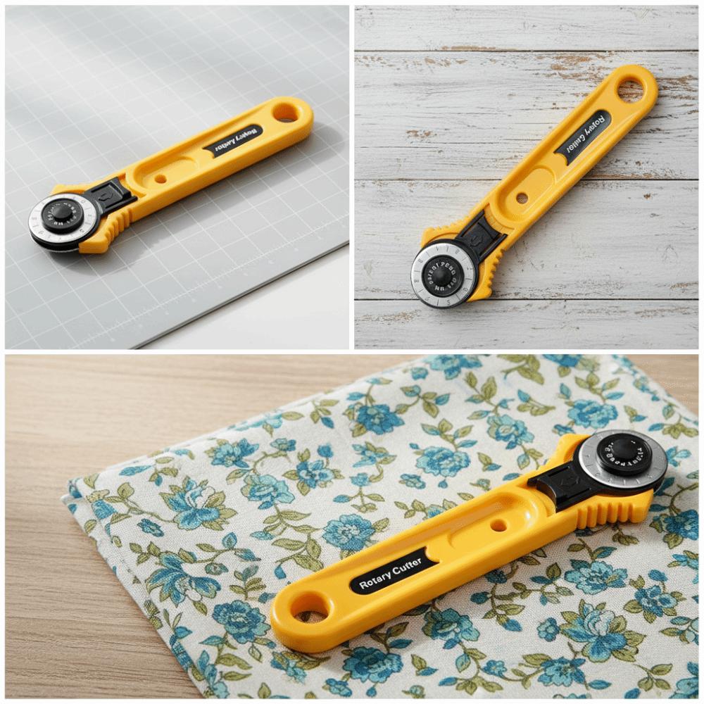 1pcs 28mm Roller Wheel Cutter Handheld Cloth Cutter Accessories Rotary Cutter  DIY Projects