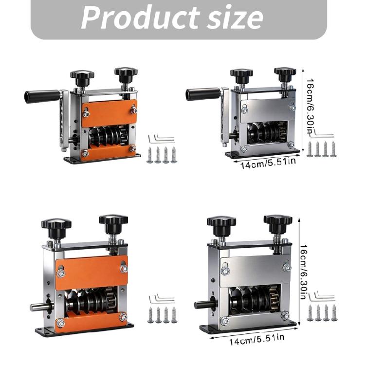 Drahtabisoliermaschine mit 6 Kanälen & 5 Klingen Tragbarer Aluminiumrahmen Drahtabisoler für Bohrerstrom oder Handkurbel