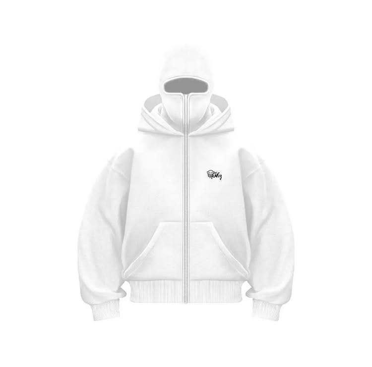 2025 American Trendy Double Hood Zipper Cardigan Hoodie - Couple Style, Windproof, High Street Fashion