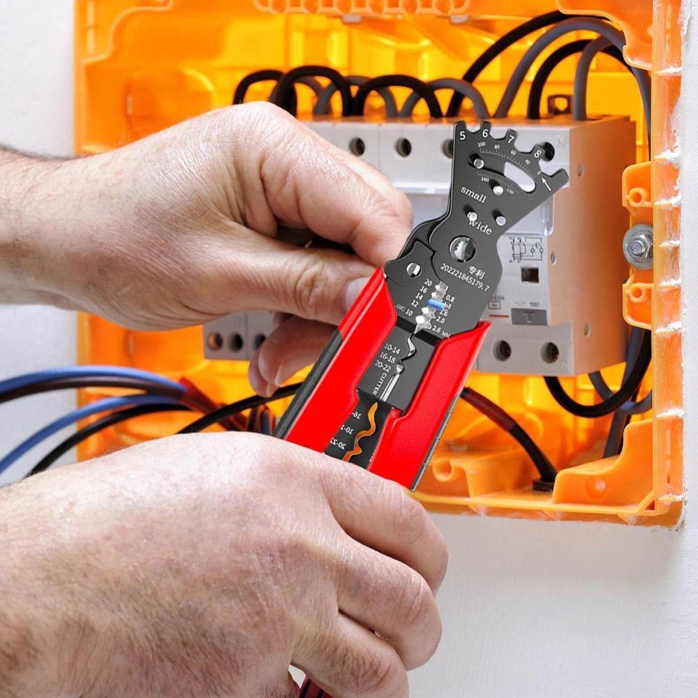 Pressing Cable Wire Stripper Wire Cutting Crimping Pliers Cable Stripping Pliers  Electrician