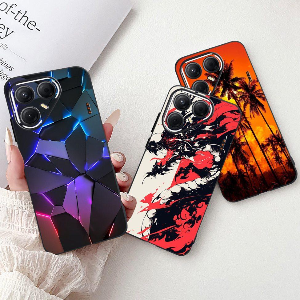 For Tecno Pova 7 5G Cover Case LJ7 Luxury Butterfly Love Fashion Flowers Cool Lion Painted Phone Case For Techno Pova7 5G Bumper