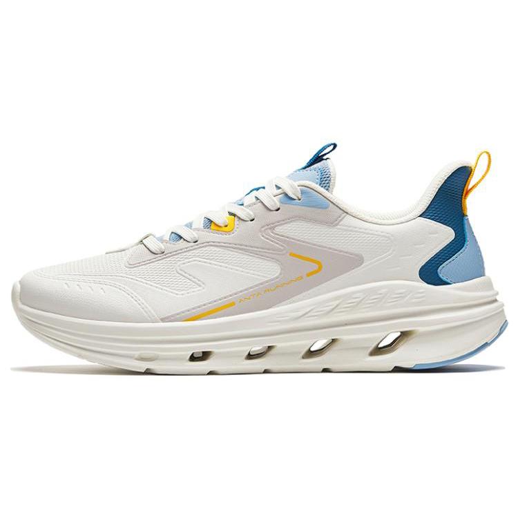 

New Anta Abrasion Resistant Breathable Low Top Running Shoes Men s Blue White 912345578-6 45
