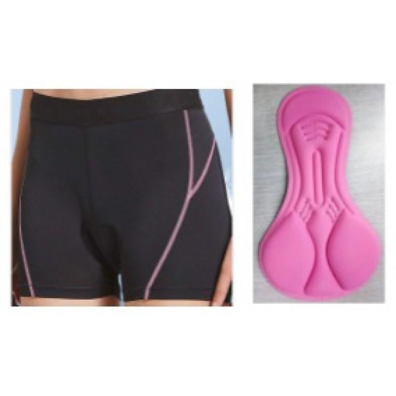 Womens Cycling Shorts With Padded Chamois Road Bike Mountain Riding Breathable Quick-Dry Fabric Season Use