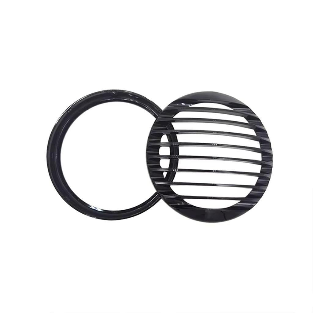 Motorcycle Headlight Grille XL1200X 2004-up Motorcycle 5 3 4" 5.75" LED Headlight Grille Cover Black ABS