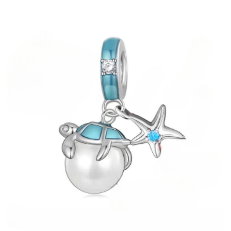 100% Copper Colorful Rubik'S Cube Butterfly Cat Peacock Daisy Charm Beads Fit Original Bracelet Diy Jewelry