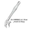 Adjustable Wrench Self-Locking Heavy Duty Spanner Pliers Thin Adjustable Wrench for Torque Pipe Mechanic Automotive Plumbing Car