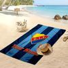 Djurgårdens IF Personalized Printed Beach Towel Soccer Logo Support Custom Name Text Absorbent Towel For Sport Travel Special Gift