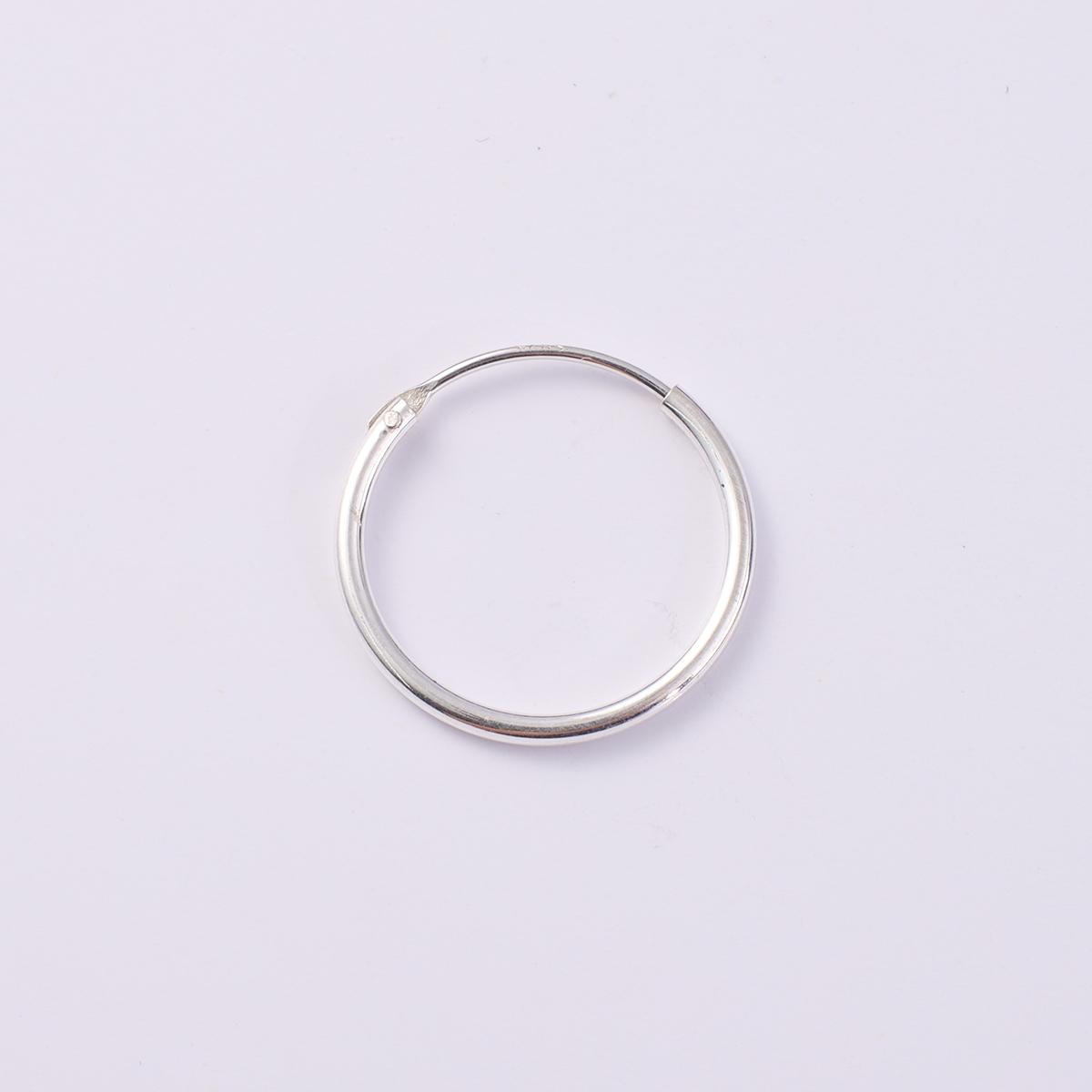 

Миниатюрные геометрические женские серьги из стерлингового серебра 925 пробы в стиле Хооп 01 16mm серебряный