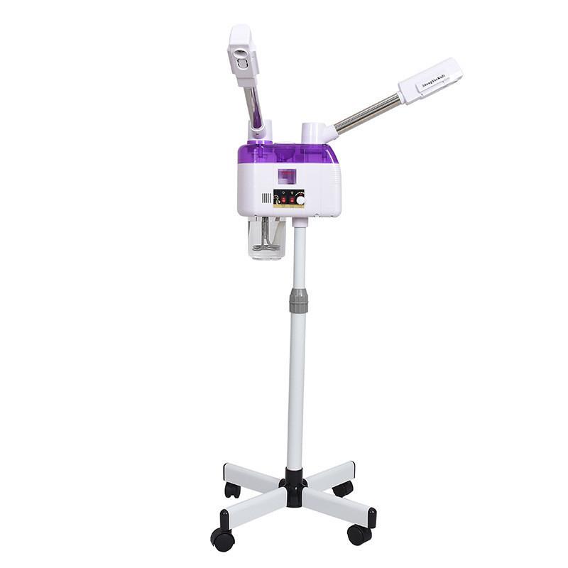 Double Tube Facial Steamer Professional Moisturizing Spray Face Beauty Instrument Beauty Salon Cold And Hot Sprayer