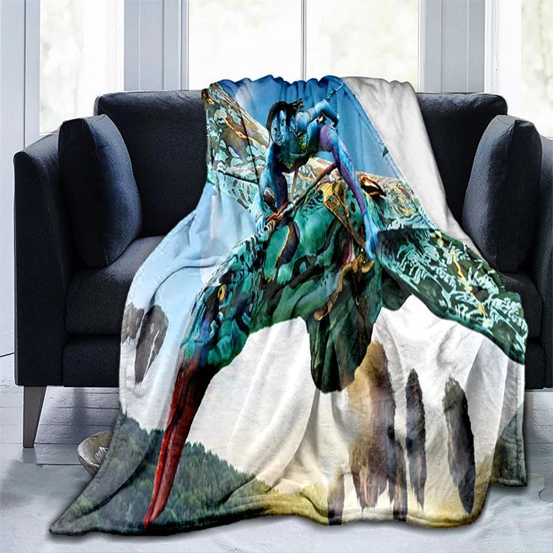 Avatar Film Gedruckte Weiche Warme Decke für Wohnzimmer Schlafzimmer Bett Sofa Couch Büro Geschenke Flanell Überwurfdecken