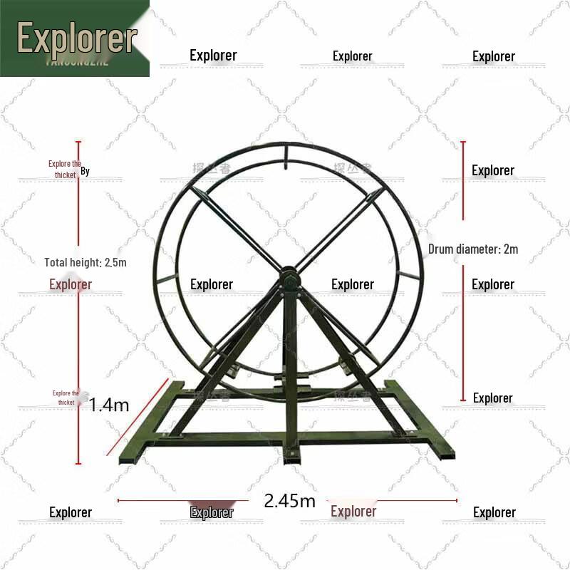 Explorer Dual-Person Anti-Dizzy Rotating Wheel