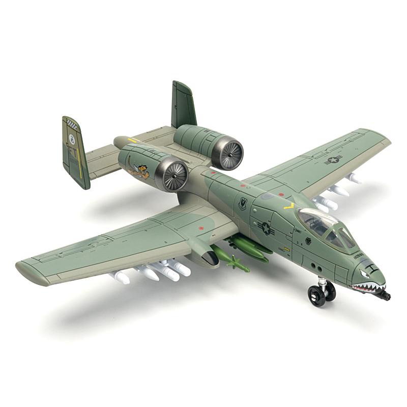 1:72 Modern Military Building Blocks Toy A-10 Aircraft Fighter Army Apache Gunships Tank Assemble Puzzle Model Collection Toys