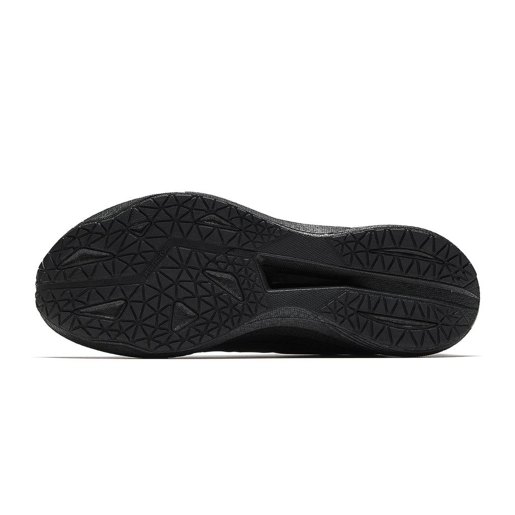 Anta Textile, Rubber Low top Running Shoes Men's Basic Black 112615537A-1