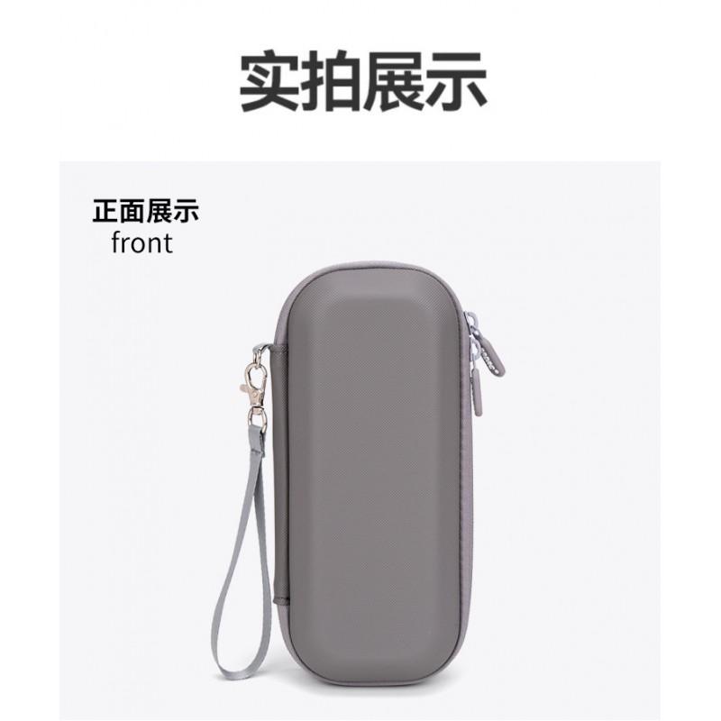 Portable PU Camera Case DJI Osmo Pocket 4 Pro With Velvet Lining Shockproof Storage Pouch Gray Black