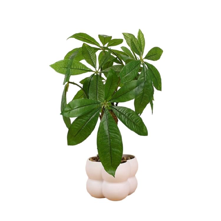 Artificial Money Plant Artificial Money Tree Potted Plant Realistic Simulation Money Tree for Indoor Decoration