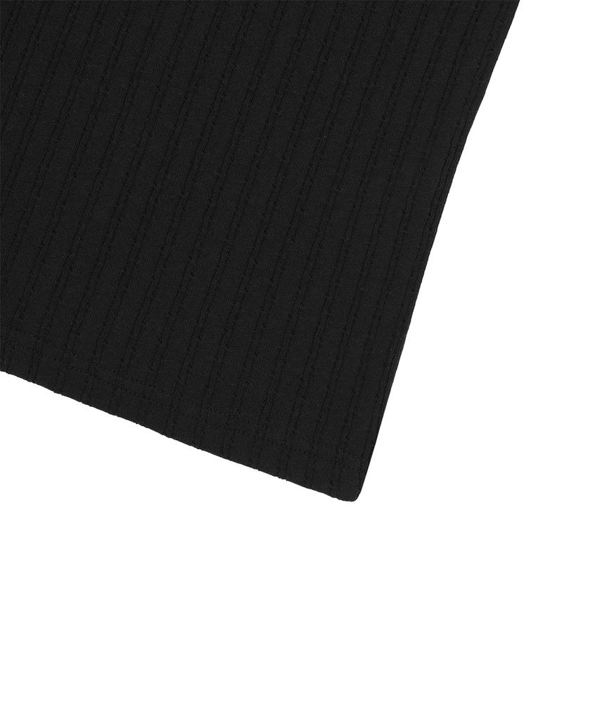 CNVS Elastic Slim Knit Skirt_Black