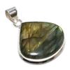Labradorite Gemstone Handmade 925 Sterling Silver Jewelry Pendant 1.81" SU-8705