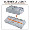 Adjustable Expandable Storage Tray 2/3 Tier Flatware Storage Divider  Cosmetics Utensils