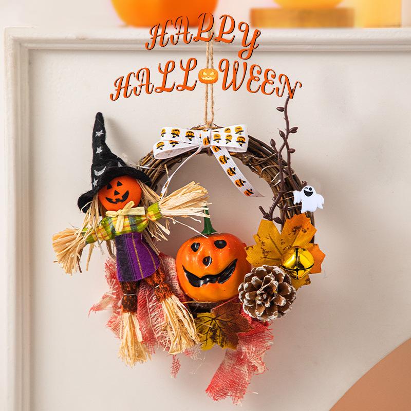 Halloween Jack-o-lantern Themed Dress-up Door Pendant Party Festival Scene Setting Atmosphere Props Pendant