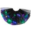 Kids Girls Baby Sequin  Skirt LED Light Up Pettiskirt Ballet Clothes