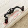 Vintage Antique Bronze Cabinet Handles Hollow Out Birdcage Handles Drawer Knobs Wardrobe Door Pullers Furniture Handle