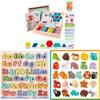 Childrens Wooden Alphabet Puzzle Toy With Recording Function For Early Learning And Brain Development