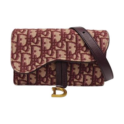 [Použitá] Klasická taška přes rameno Jacquard Canvas s výšivkou a potiskem monogramu - Velmi dobrá #1ACUZHF