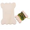 10Pcs Embroidery Thread Winders Wood Thread Holder Embroidery Thread Bobbin for Sewing Embroidery Thread Storage Winder