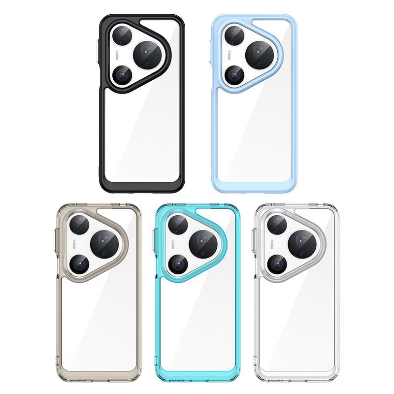 For Huawei Pura 80 Pro Plus Case Huawei Pura 80 Pro Cover TPU Border Acrylic Backplane Protective Phone Cases Pura 80 Pro+