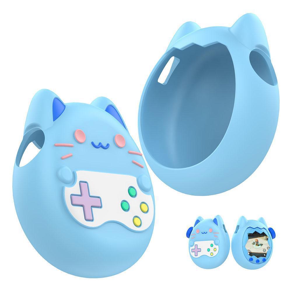 Games Console Soft Cover Liquid Silicone Fall Resistant Protective Cover With Lanyard For Tamagotchi Paradise Games Accessories