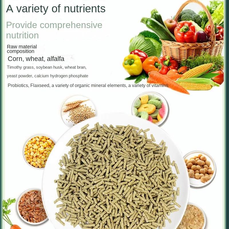 900g Rabbit Food Pet Rabbit Food Guinea Pig Chinchilla Small Animals Dry Food Multivitamins Provide Comprehensive Nutrition
