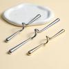 Modern Minimalist Zinc Alloy Gold and Sliver Cabinet Doors Handles Luxury Furniture Drawers Knob Wardrobes Stripes Pull