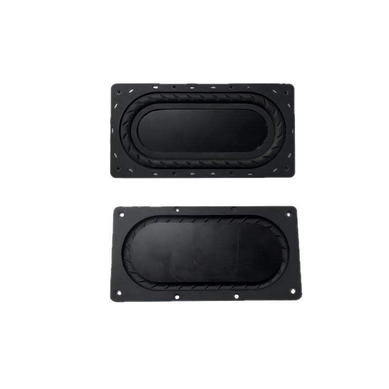 5-6" Speaker Low-Frequency Radiator Diaphragm with Patterned Rubber Edge and Holes, 90x175MM Bass Vibration Plate