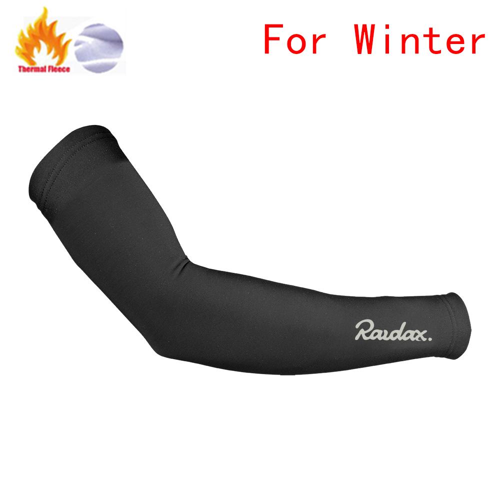 2025 Raudax Arm Leg Warmers Black Winter Thermal Fellce Cycling Arm Warmer MTB Bicycle Running Racing MTB Bike Leg Sleeve