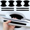 8PCS Car Door Handle Protective Film Door Handle Bowl Anti Scratch Protector Car Paint Protective Decorative Stickers Interior Mirrors 6