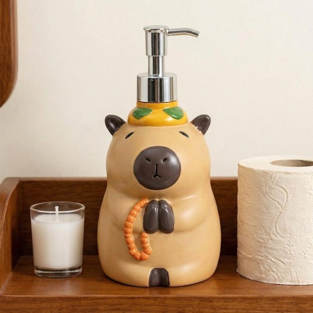 Animal Design Capybara Dispenser Bottle Cute Shampoo Soap Dispenser  Birthday Gift