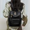 Woven double back new fashion PU women's backpack large capacity outdoor travel bag trendy casual backpack