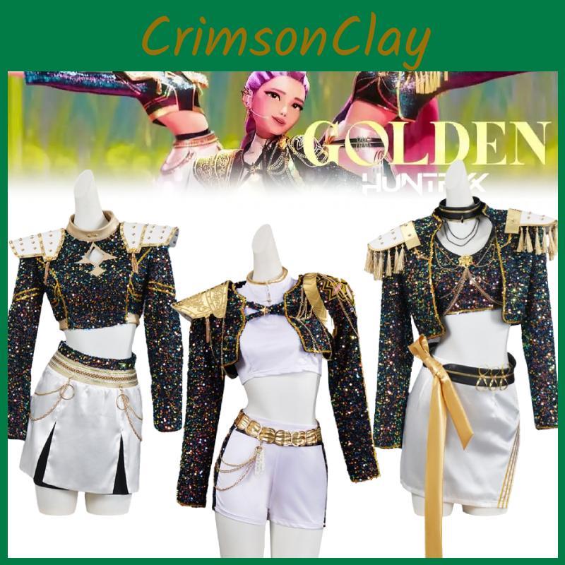 Kpop Demon Hunters Cosplay Costume Dress Halloween Party Stage Performance Gift