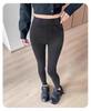 Women's Fleece-Lined High-Waisted Leggings: Warm, Slimming, Elastic, Plus Size, Suitable for Autumn/Winter, Yoga, Tapered Sports Pants.