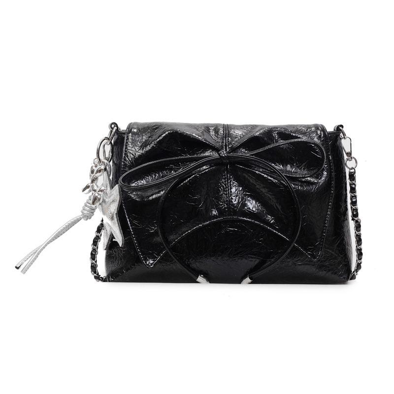 Large-capacity Bag Women's Summer New Leisure Chain Messenger Bag Bow High-end Commuter Bag