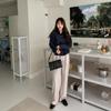 New Arrivals Open Run Women Oversized Plain Daily Office Shirt